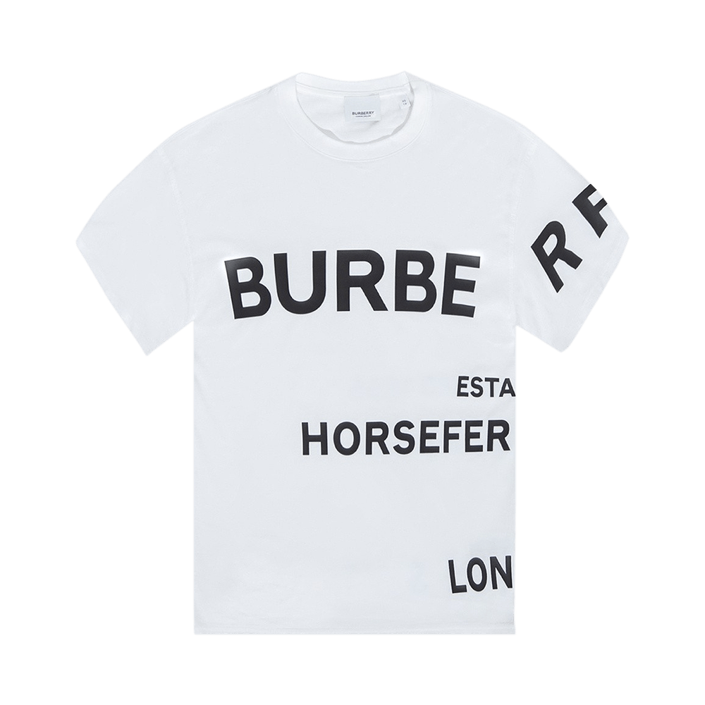 Burberry Horseferry Print Oversized T-Shirt 'White'