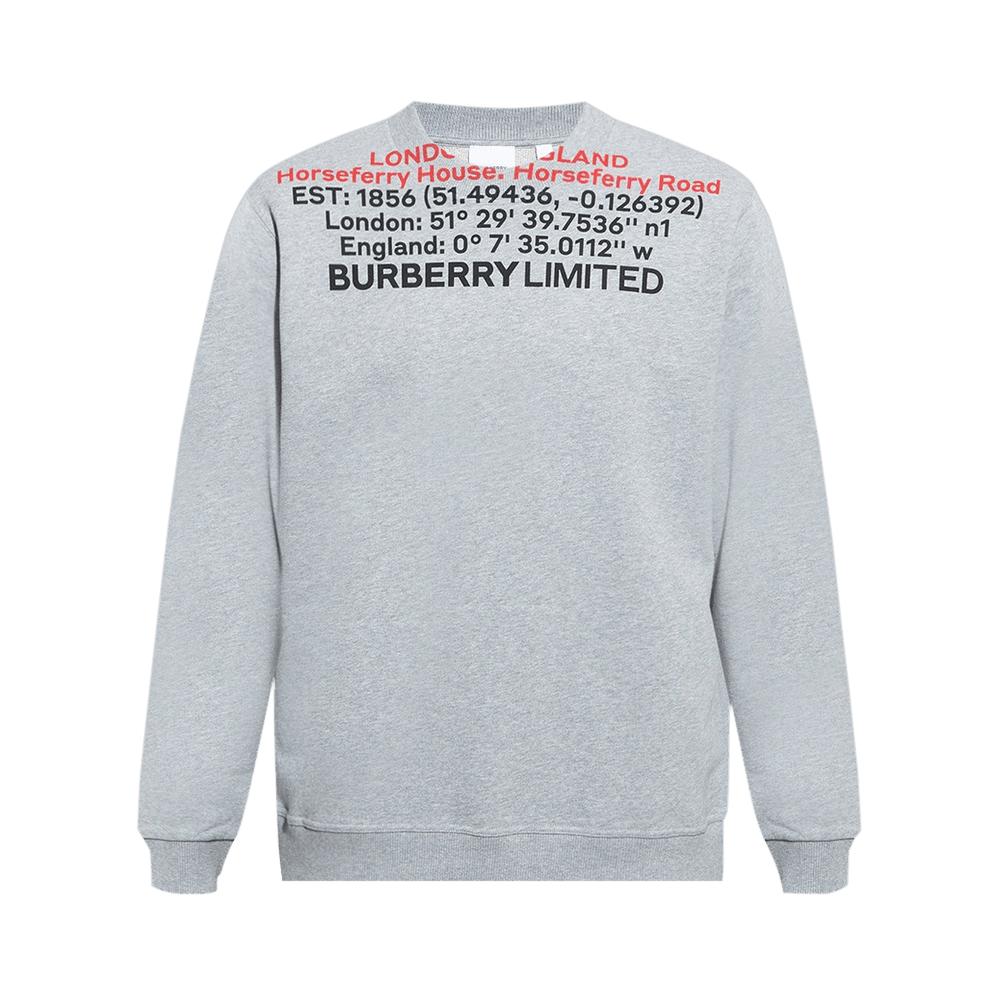 Buy Burberry Location Print Sweatshirt 