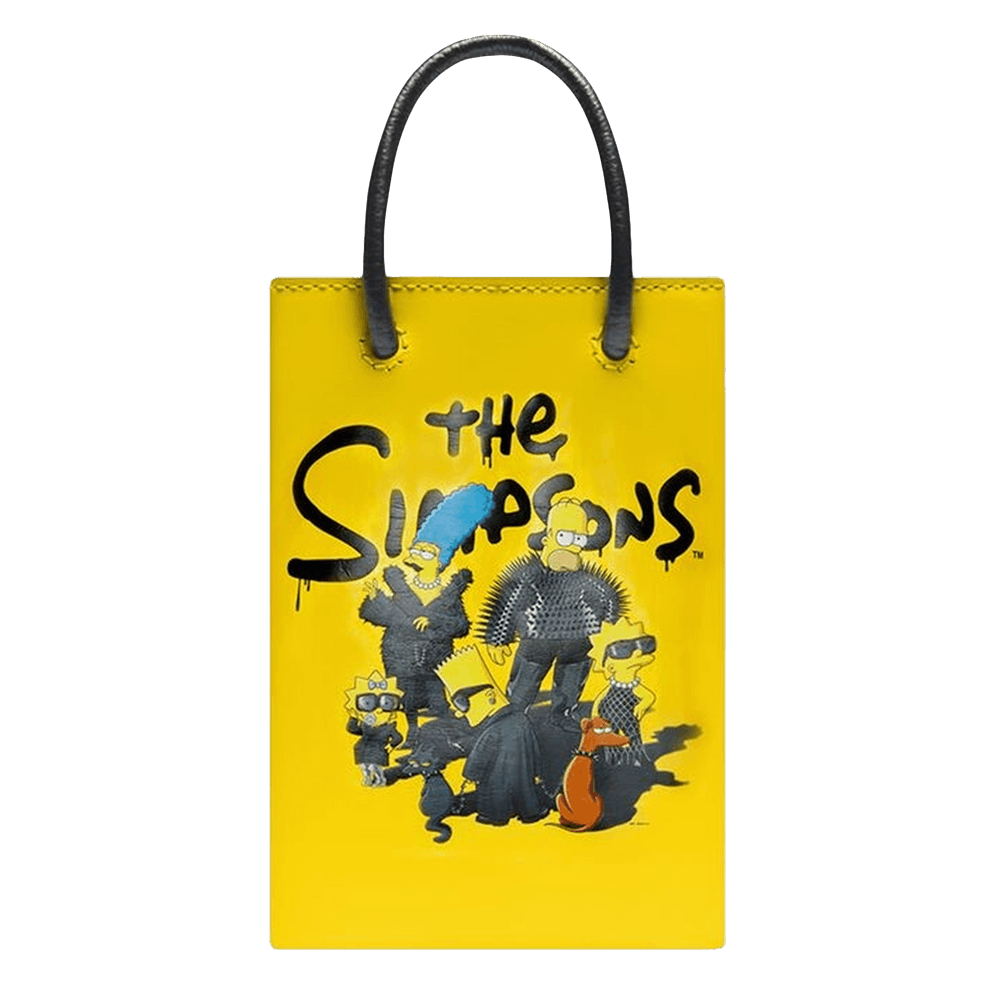小物 BALENCIAGA The Simpsons Balenciaga x The Simpsons Mini Shopping Bag Black in