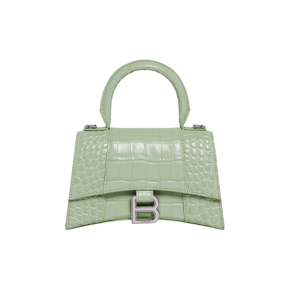 BALENCIAGA●トートバック  XS 592833 Buy Balenciaga Hourglass Top Handle Xs 'Grey' - 592833 1LR6Y
