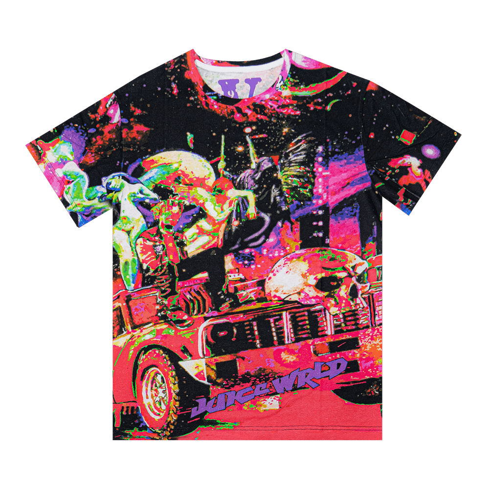 Buy Vlone x Juice WRLD Galaxy All Over T-Shirt 'Multicolor' - 1020  1SS200103XJWG MULT | GOAT