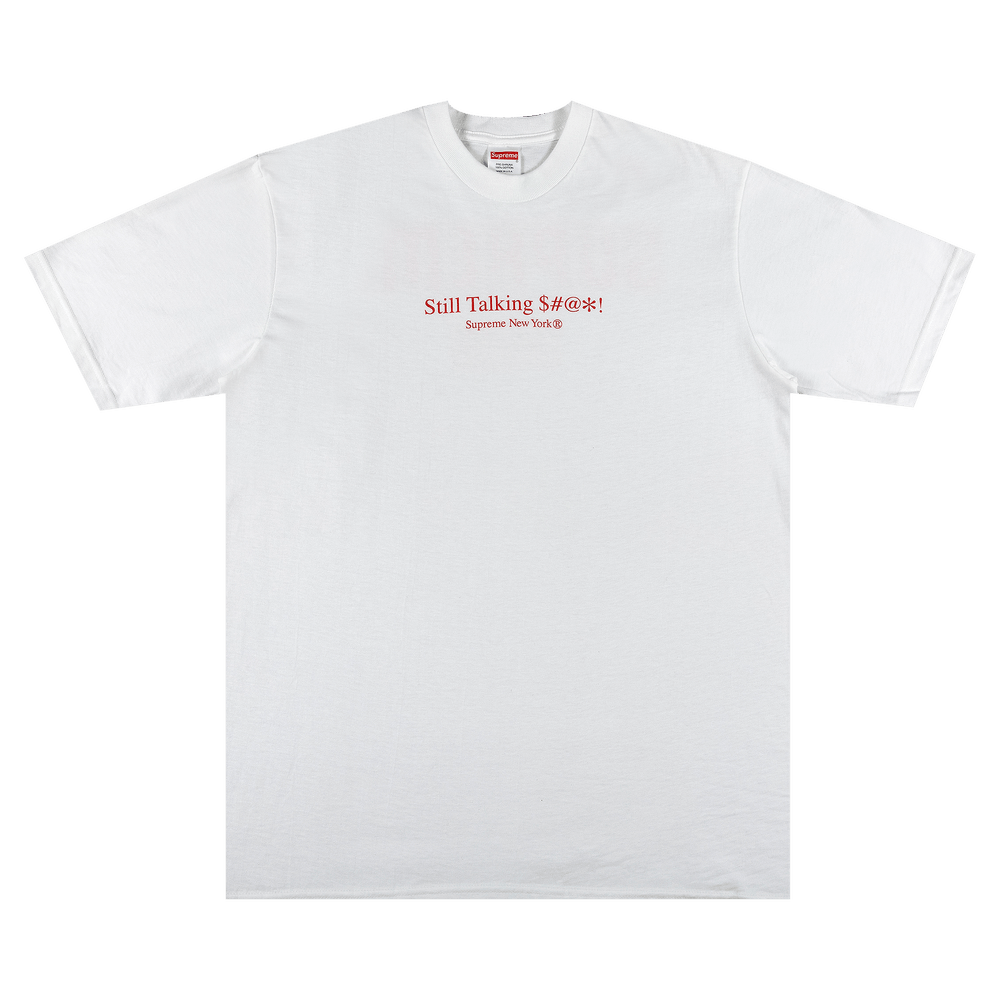 Buy Supreme Still Talking Tee 'White' - SS22T58 WHITE | GOAT