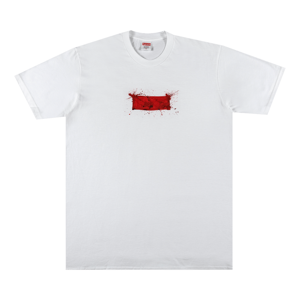 Supreme Ralph Steadman Box Logo Tee White - Size Small