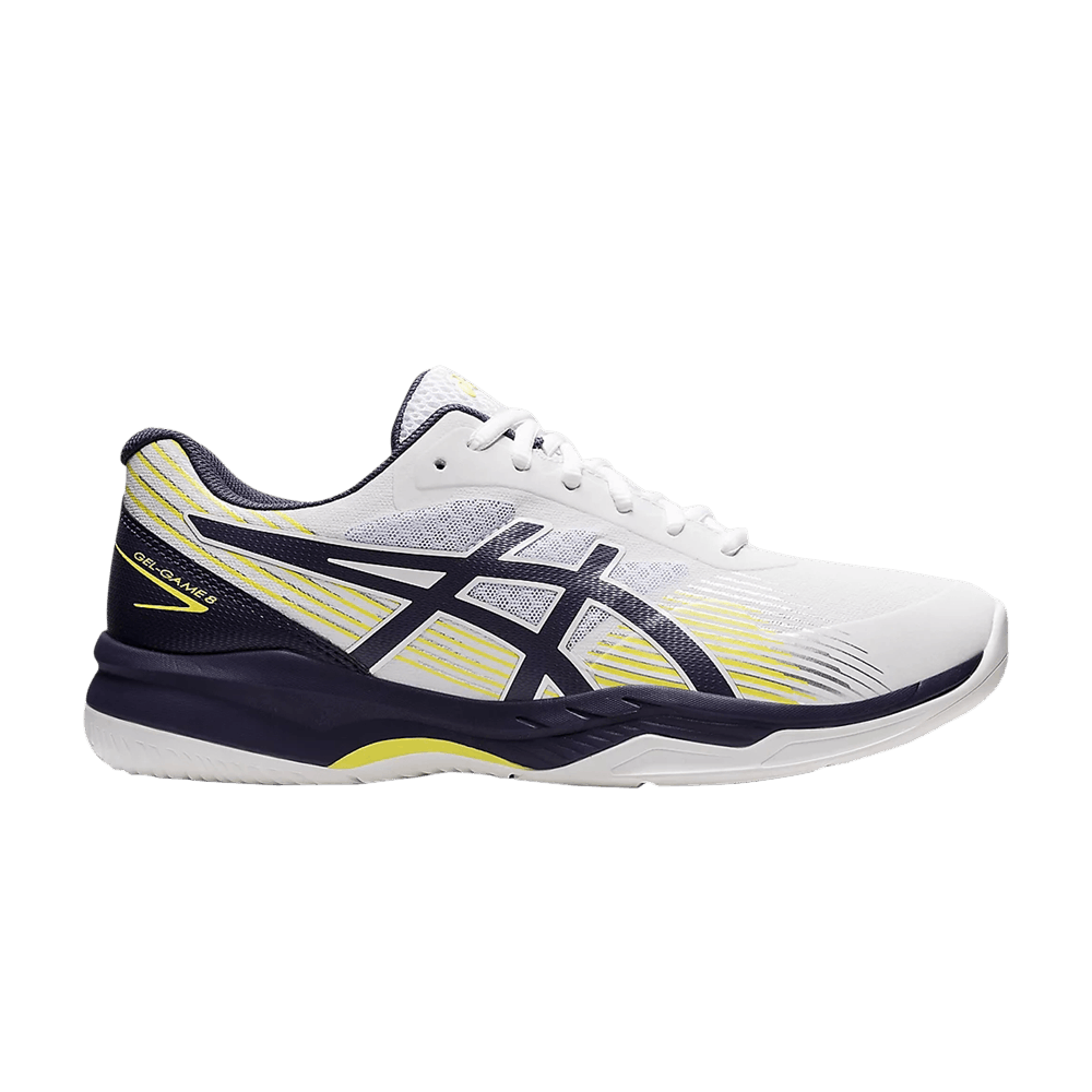 Asics Gel Game 8 White Indigo Fog