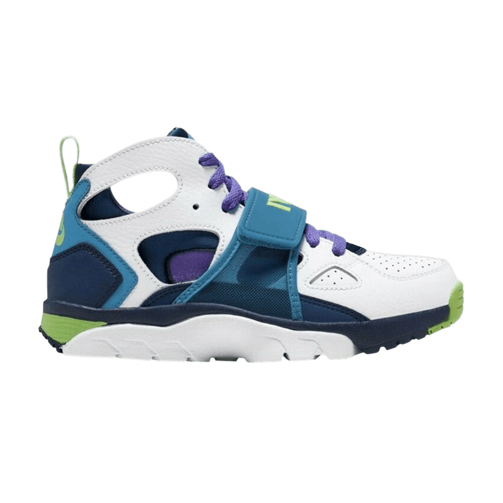 Blue and purple huaraches clearance