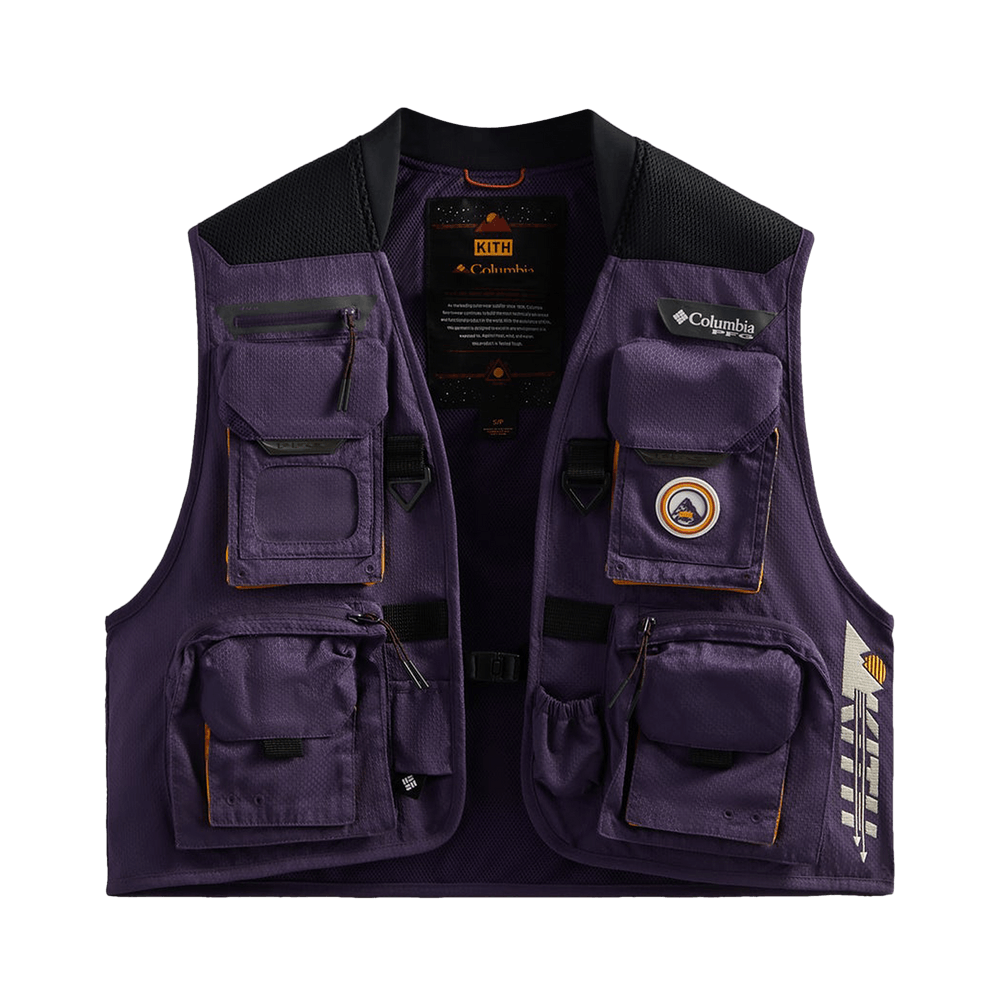 Buy Kith For Columbia Henrys Fork V Vest 'Cyber Purple' - XM8540