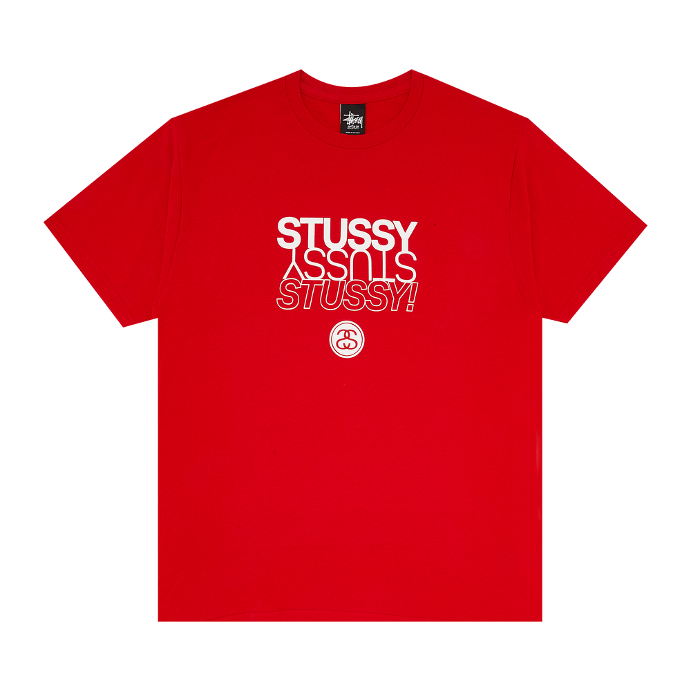 トップス 92's  OLD STUSSY     RED TAB  RIVET  TEE 92's OLD STUSSY RED TAB RIVET TEE 92's OLD STUSSY RED TAB RIVET TEE