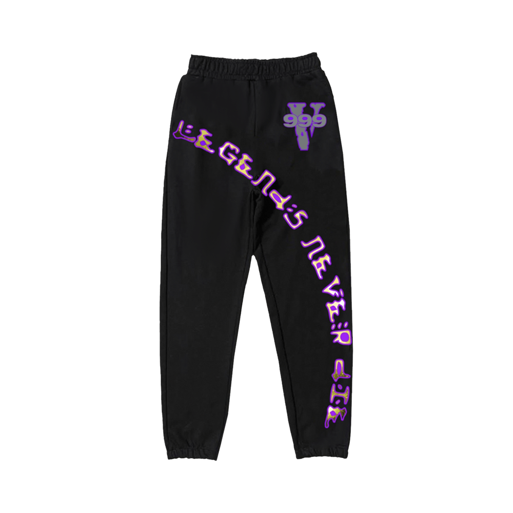 Buy Vlone x Juice WRLD 999 LND Sweatpants 'Black' - 1020