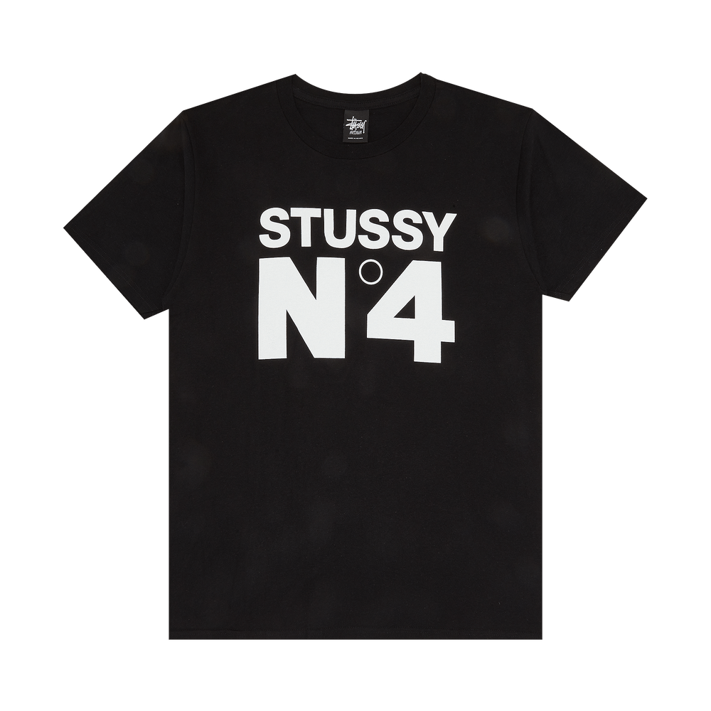 Buy Stussy No. 4 Tee 'Black' - 1903433 BLAC | GOAT