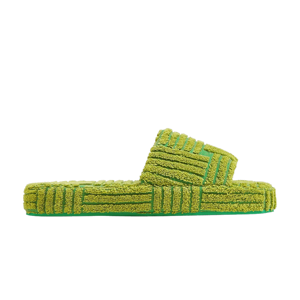＊BOTTEGA VENETA＊ Resort Sponge Slides BOTTEGA VENETA Resort Sponge Slides Mens Sandals 45 Grass