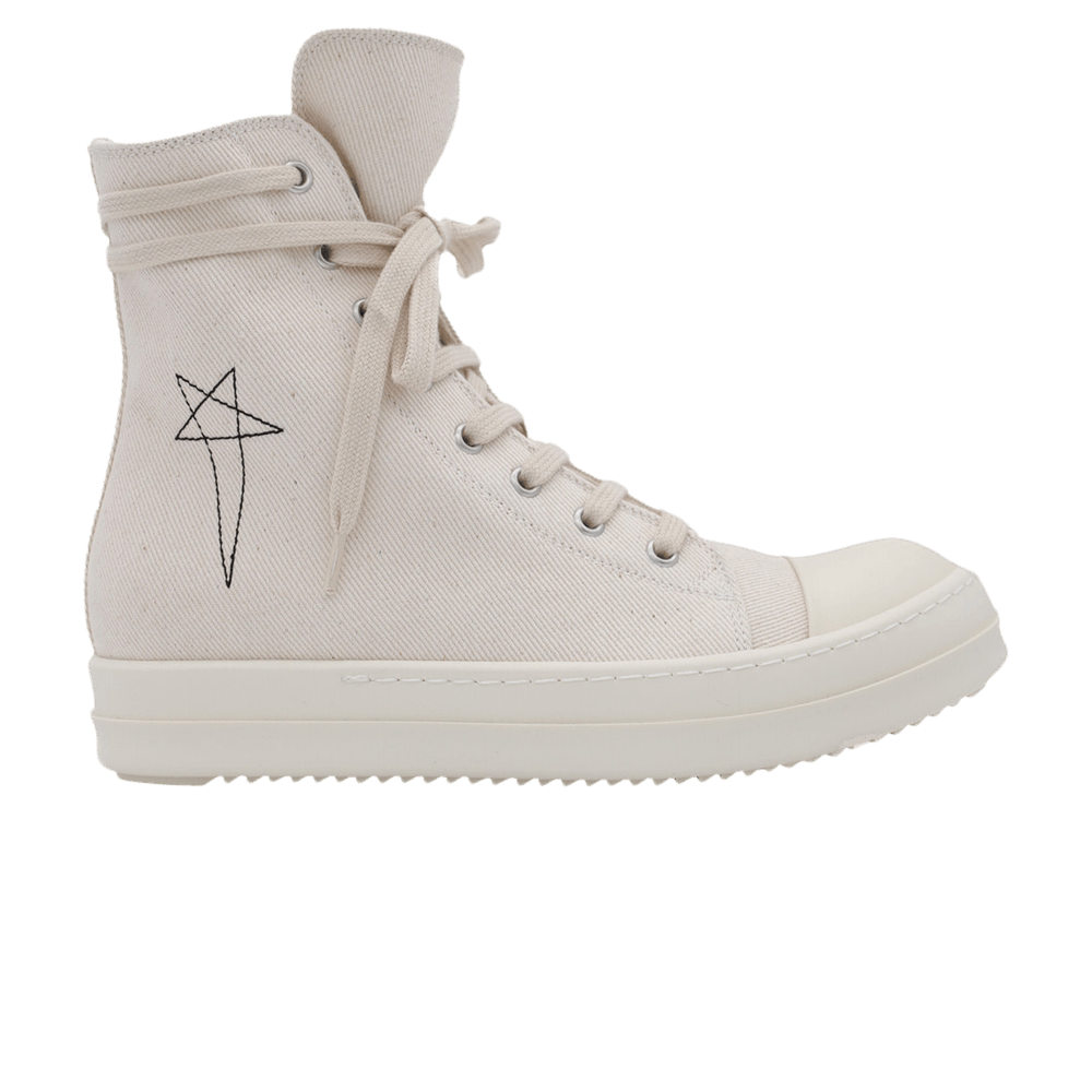 Buy Rick Owens DRKSHDW Fogachine Pentagram Embroidery High