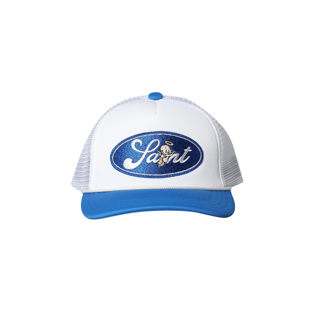 Buy Saint Michael Bby Michael Cap 'White/Blue' - SM S22 0000 057 WHIT | GOAT