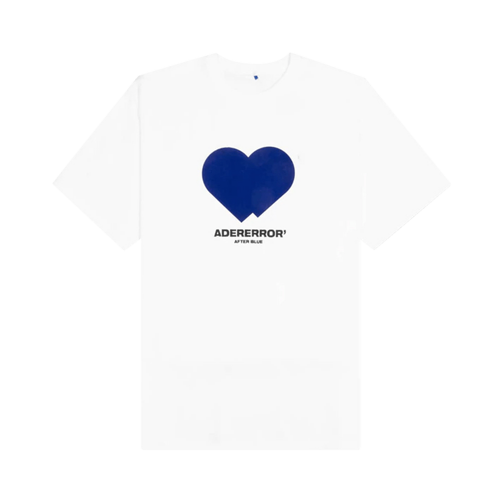 Buy Ader Error Twin Heart Logo T-Shirt 'White' - BLASSHT10WH | GOAT