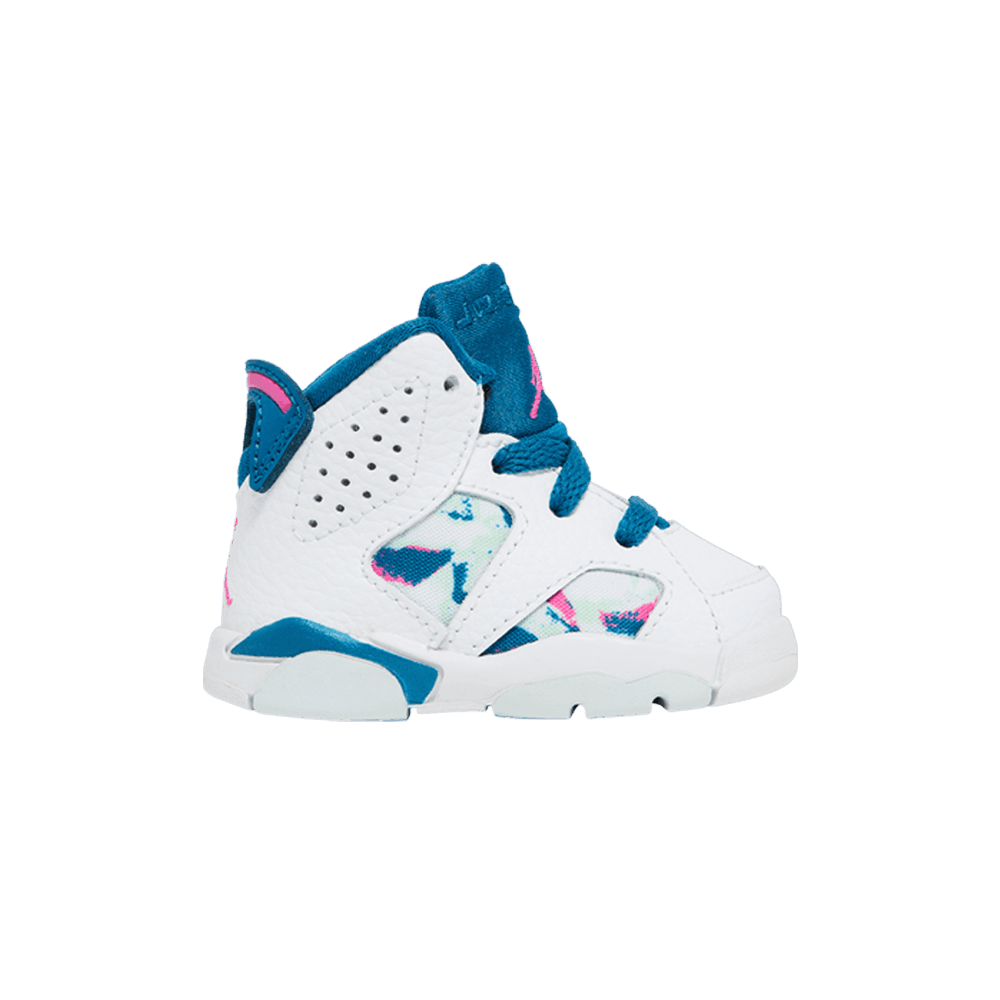 Air Jordan 6 Retro Green Abyss Infant Toddler Shoes