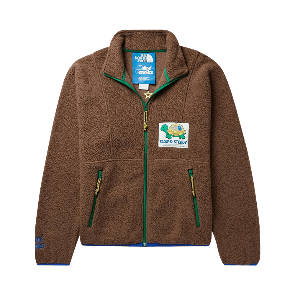 The North Face x Online Ceramics Sherpa Attitude FZ Jacket 'Earth Brown'
