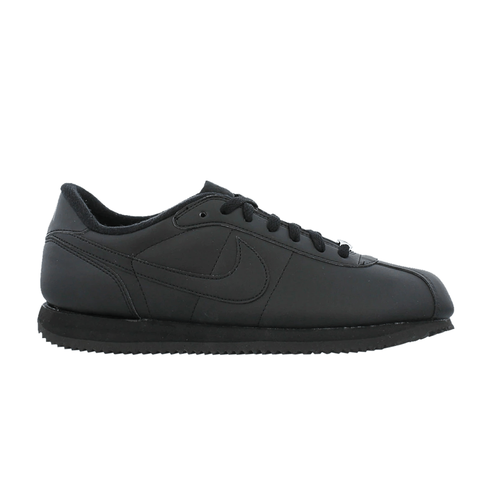 Cortez mens all black leather online