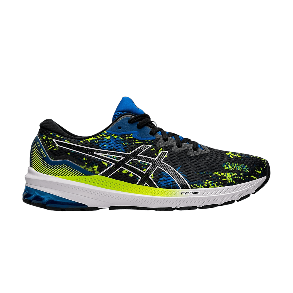 Asics GT 1000 11 Black Electric Blue