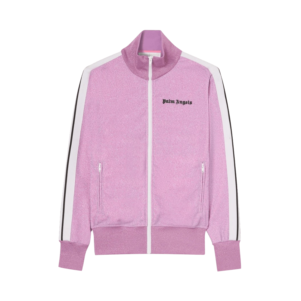 【関税込み】Palm Angels ピンク モノグラム フーディ Palm Angels monogram-embroidered Track Hoodie | Pink | FARFETCH