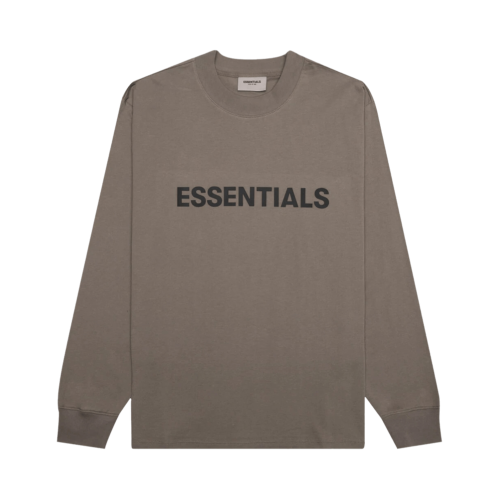 Buy Fear of God Essentials Long-Sleeve Tee 'Taupe' - 125HO202016F