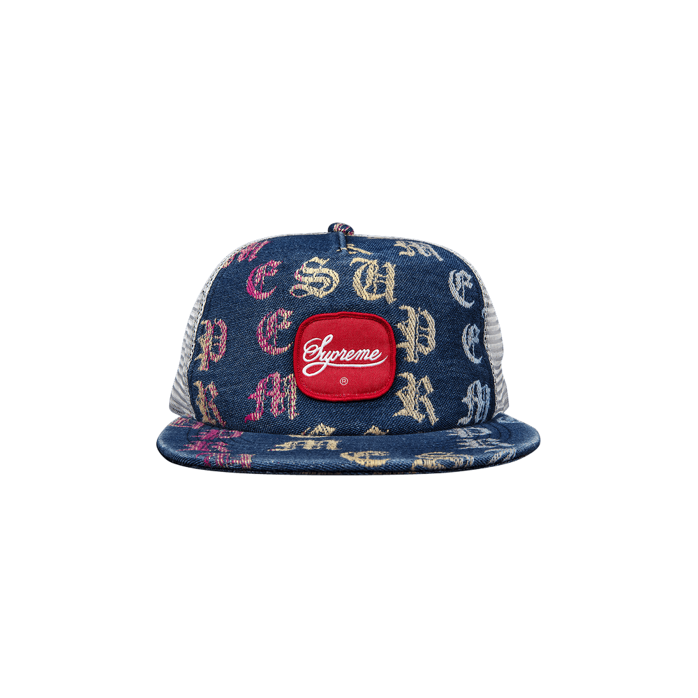 Buy Supreme Gradient Jacquard Denim Mesh 5-Panel 'Blue