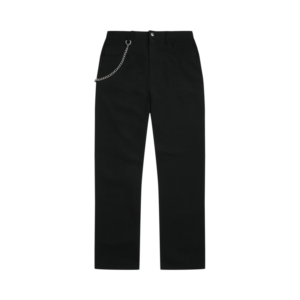 パンツ Fred Perry Twill Trousers BLACK, S size Fred-Perry-Classic-Twill-