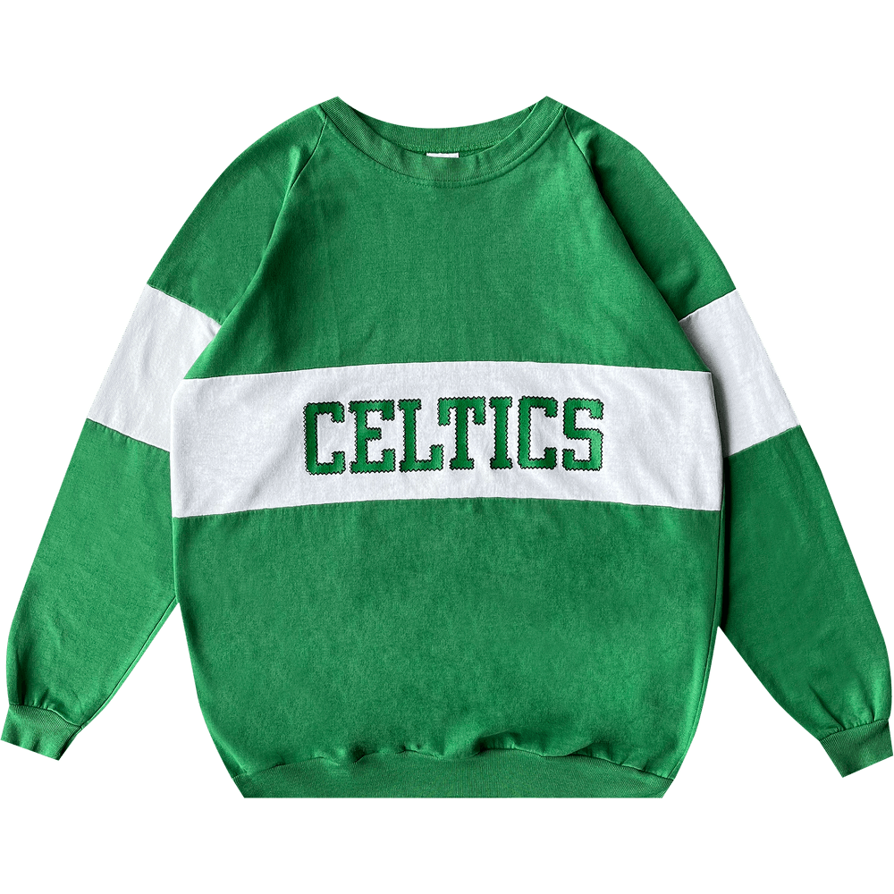 Boston Celtics Green Stuff Single Stitch Made in USA Vintage Graphic T –  Black Market Clothing