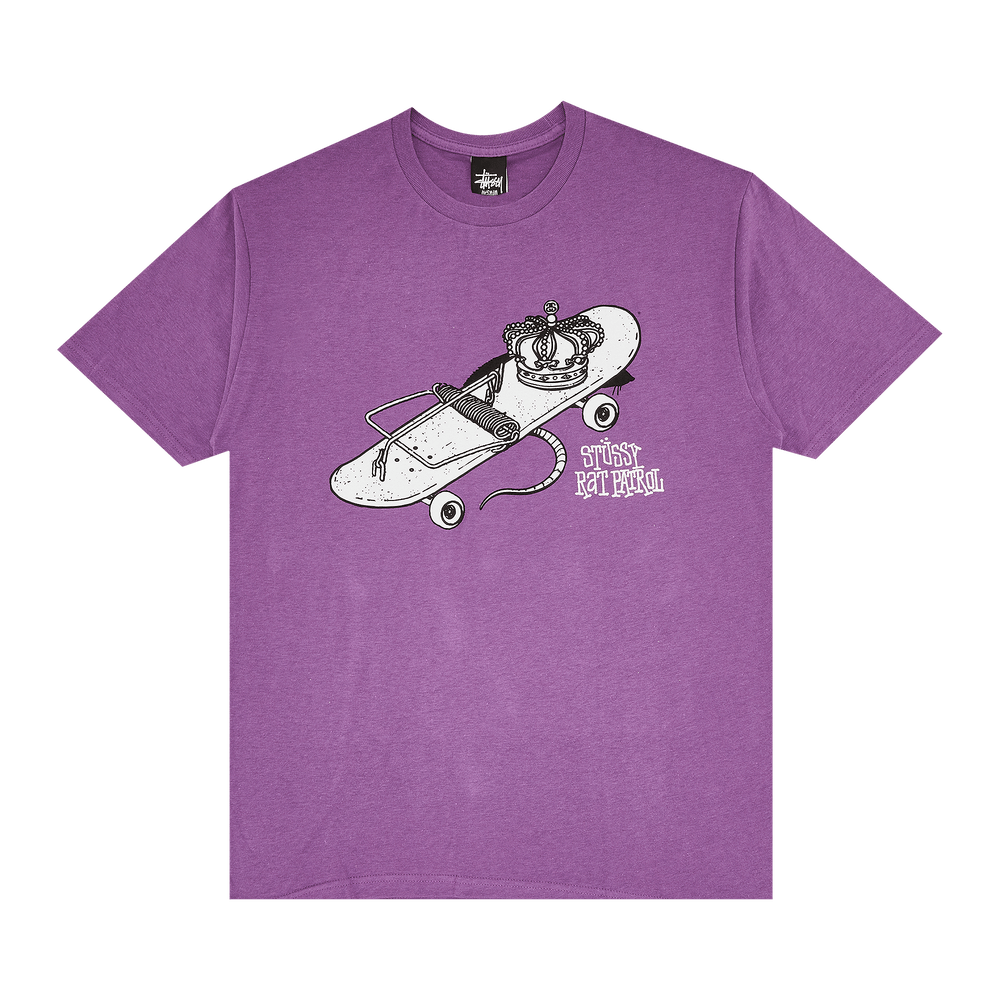 【OLD STUSSY】Stussy Skate Trap Tee Buy Stussy Skate Trap Tee 'Purple' - 1902966 PURP | GOAT