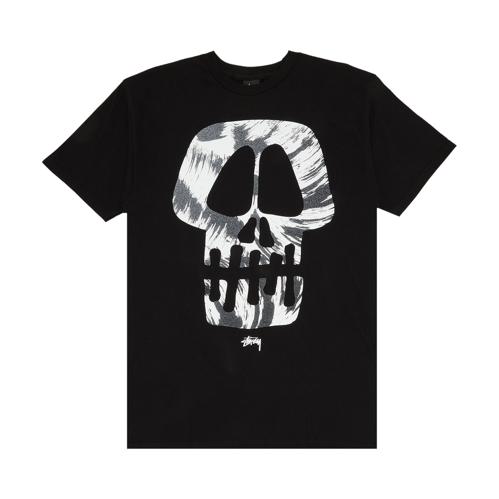 Buy Stussy Brush Skull Tee 'Black' - 1903419 BLAC | GOAT