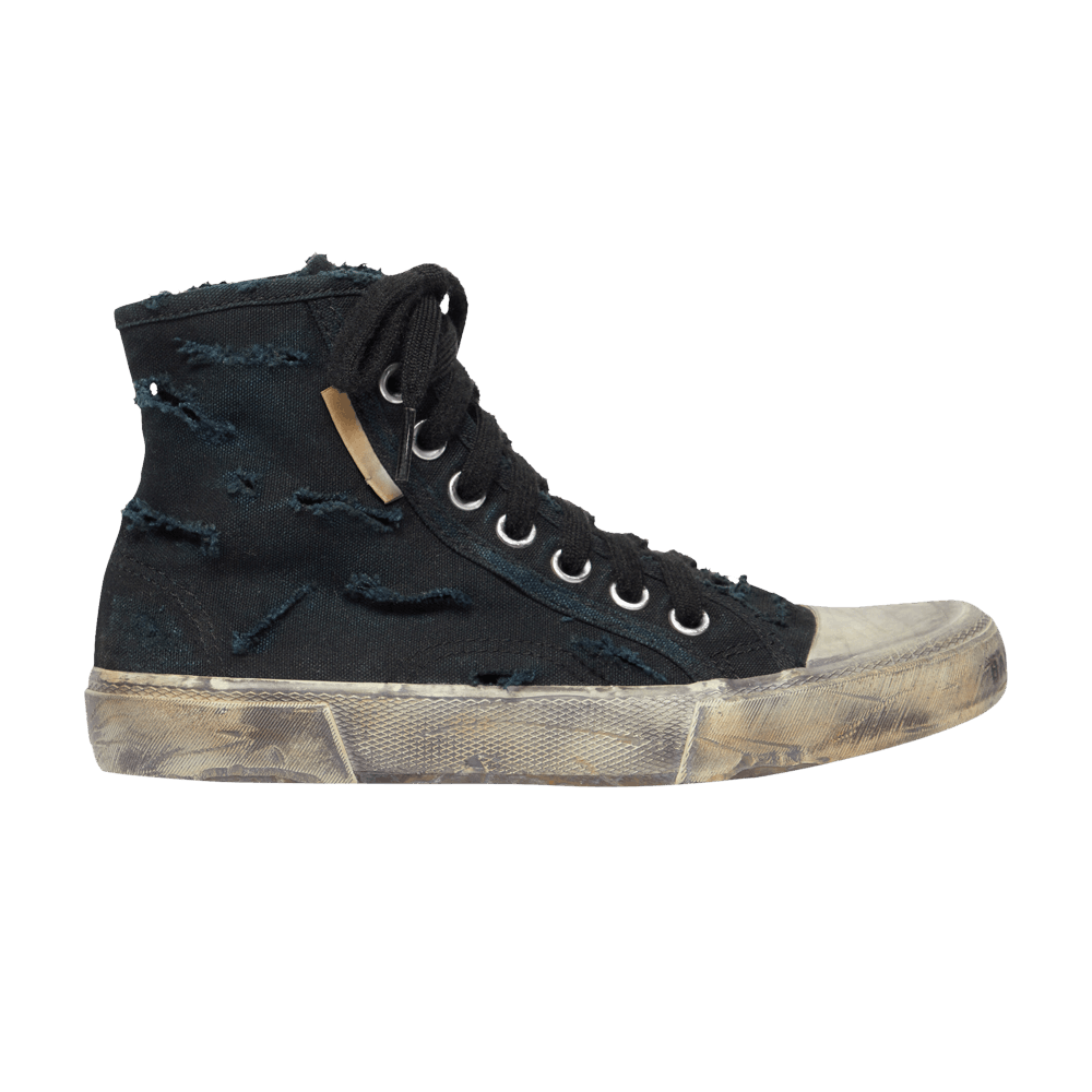 Balenciaga Paris High Destroyed - Black