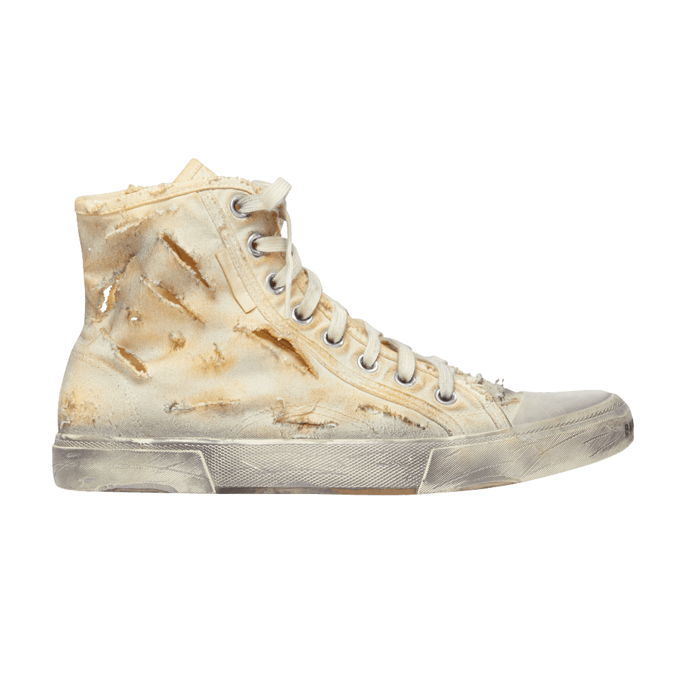Balenciaga Paris High Destroyed - White