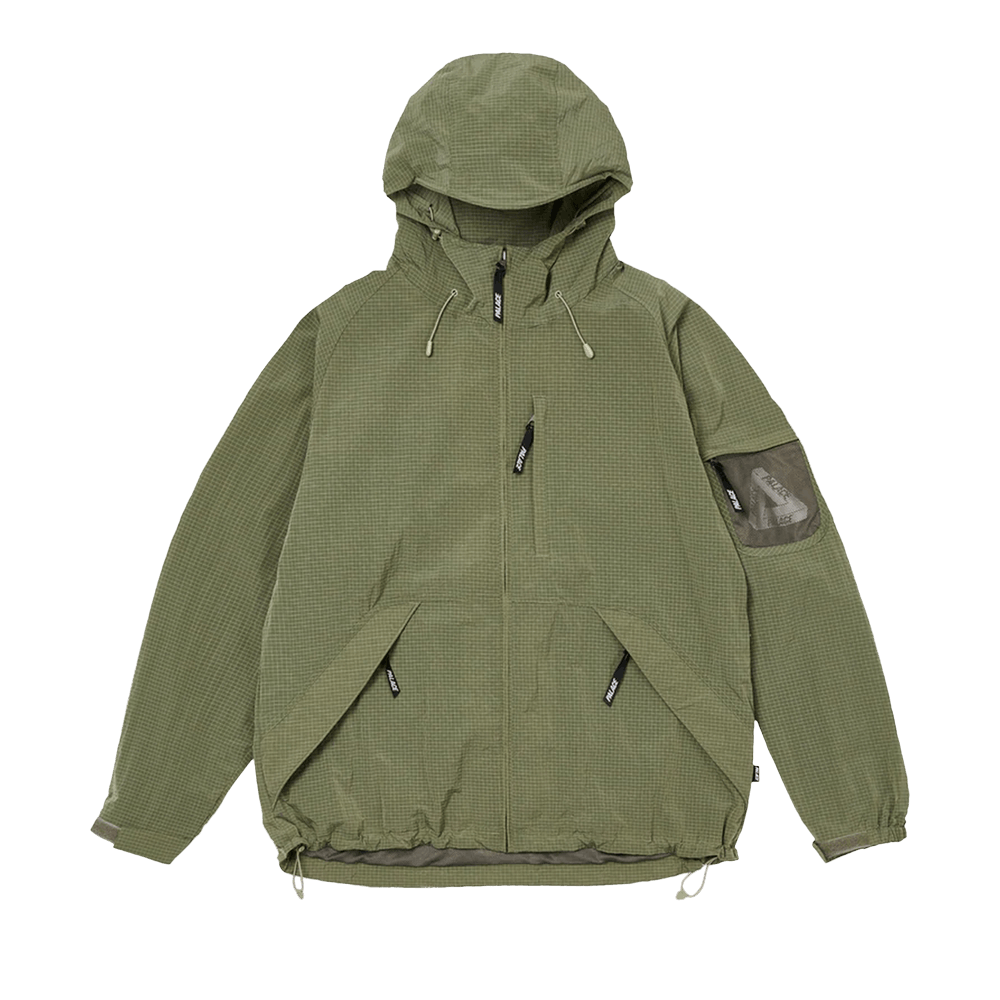Buy Palace Cripstop Grid Jacket 'Olive' - P22JK210 | GOAT UK