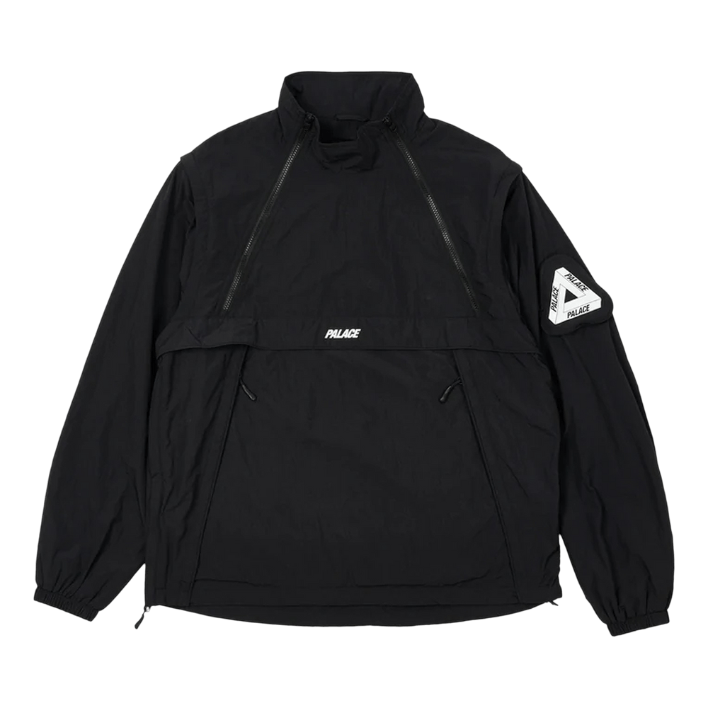 Buy Palace Zip Off Gilet Jacket 'Black' - P22JK077 | GOAT