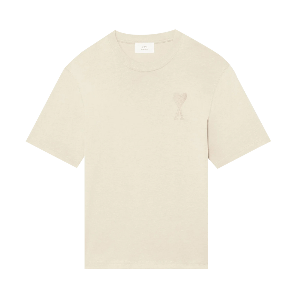 ★AMl PARlS★ AMI UTS024 726 001 Logo Print Unisex Short Sle ☆AMl PARlS☆ AMI UTS024 726 001 Logo Print Unisex Short Sle