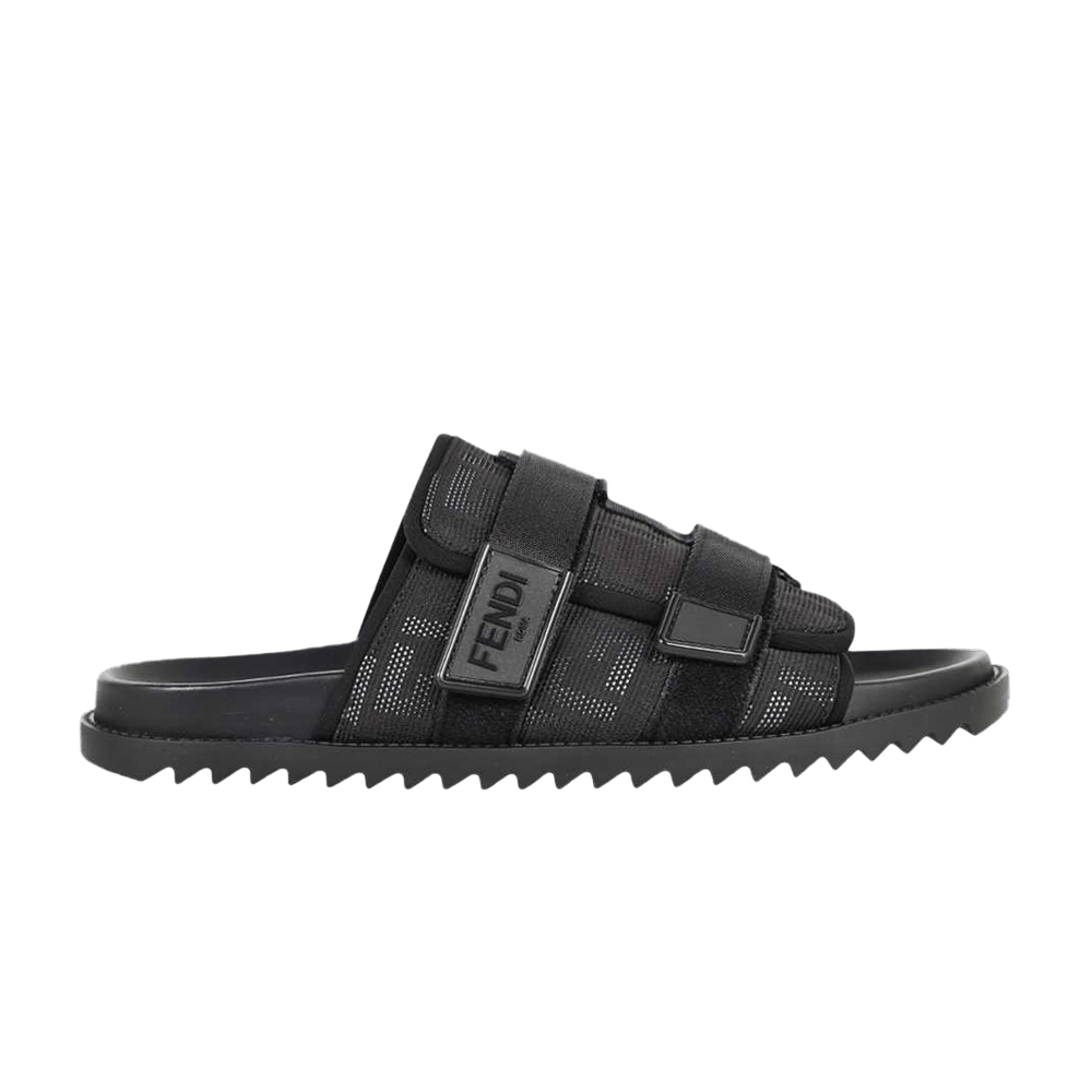 Buy Fendi FF Sandal 'Black' - 7X1478 AHGU F1AU0 | GOAT
