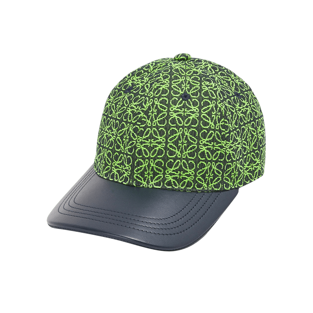 Buy Loewe Anagram Cap 'Apple Green/Deep Navy' - K820358X01 5827 | GOAT