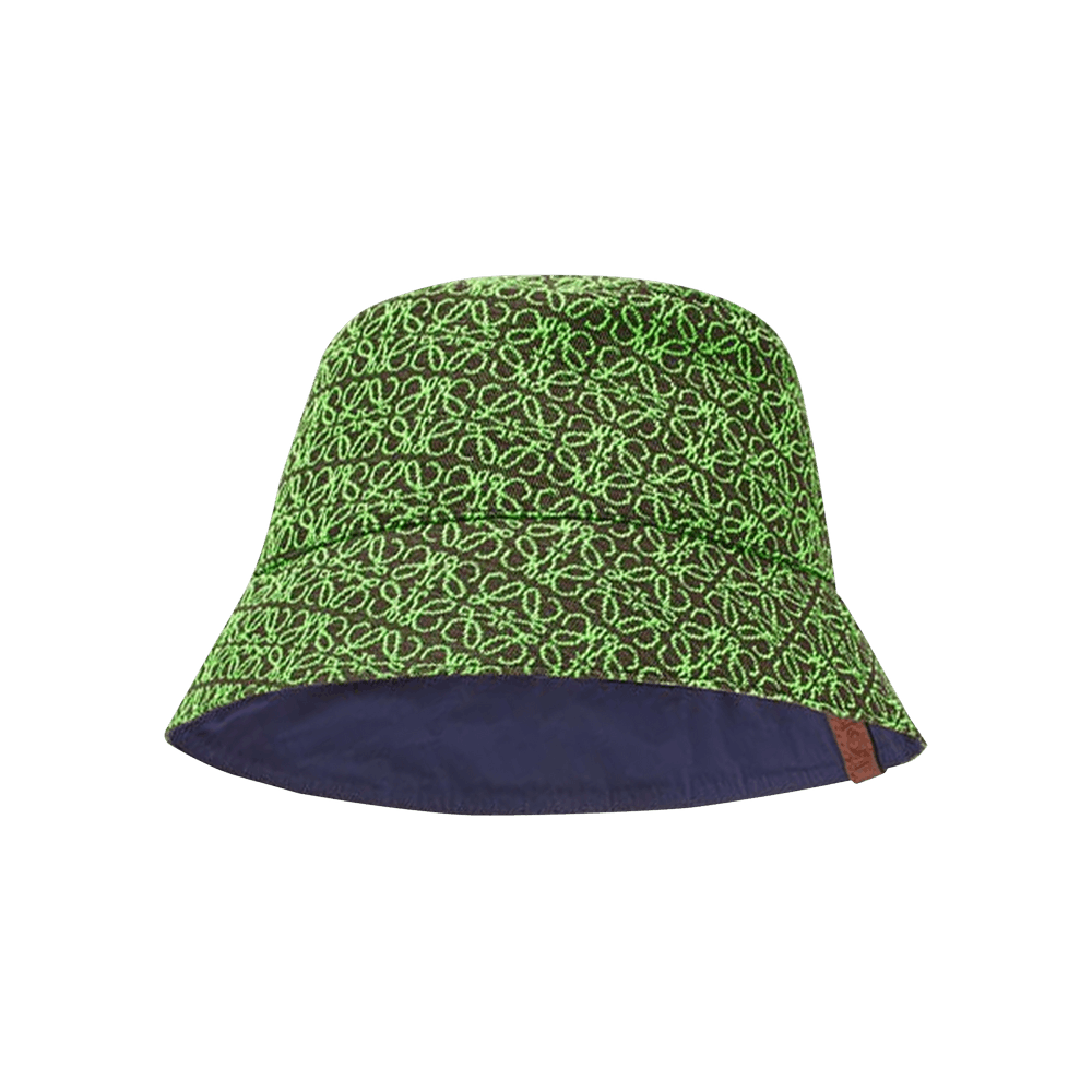 Buy Loewe All Over Anagram Jacquard Reversible Bucket Hat