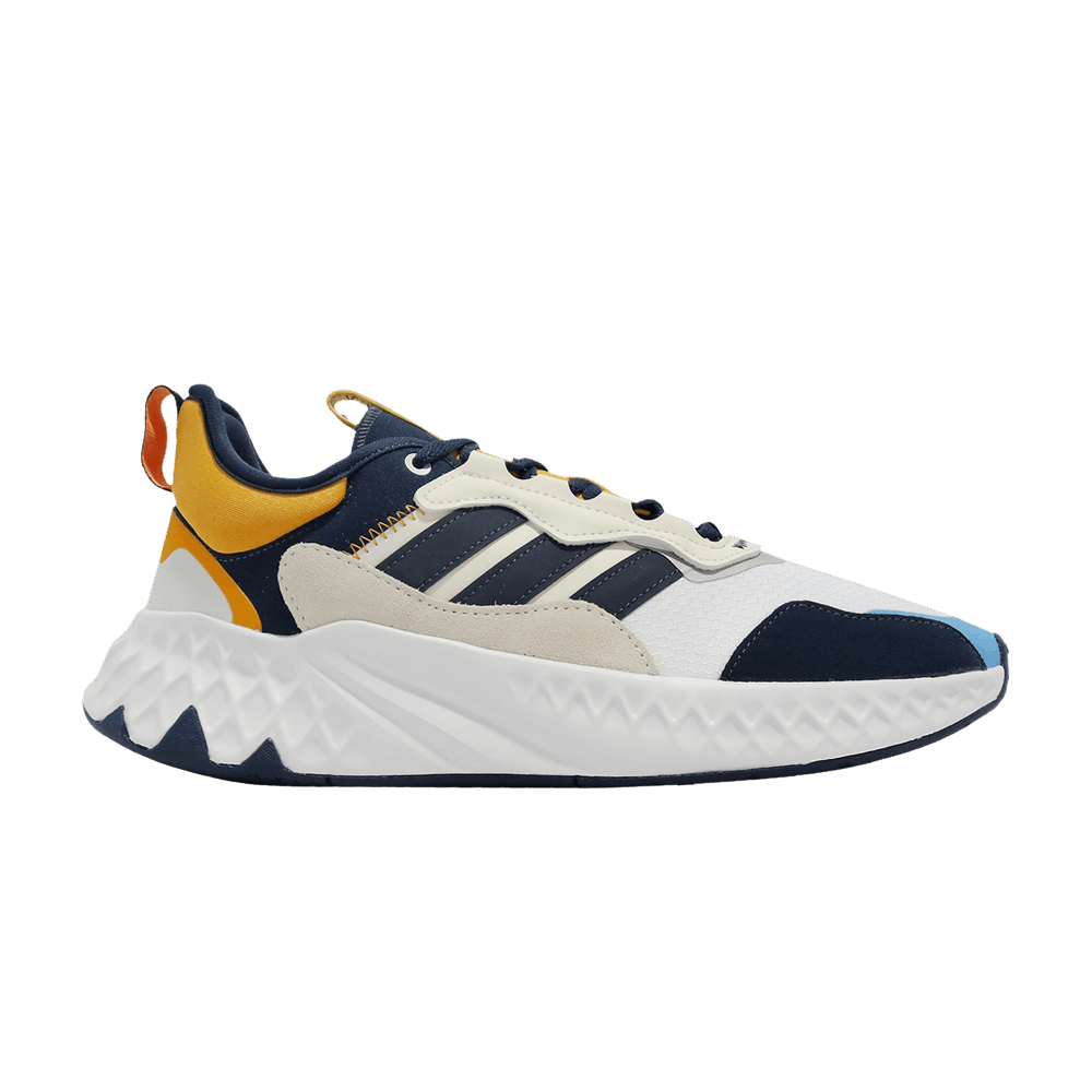 Adidas Futurepool 2.0 Cloud White/Collegiate Navy/Bold Gold 11.5 M adidas Men main image 4
