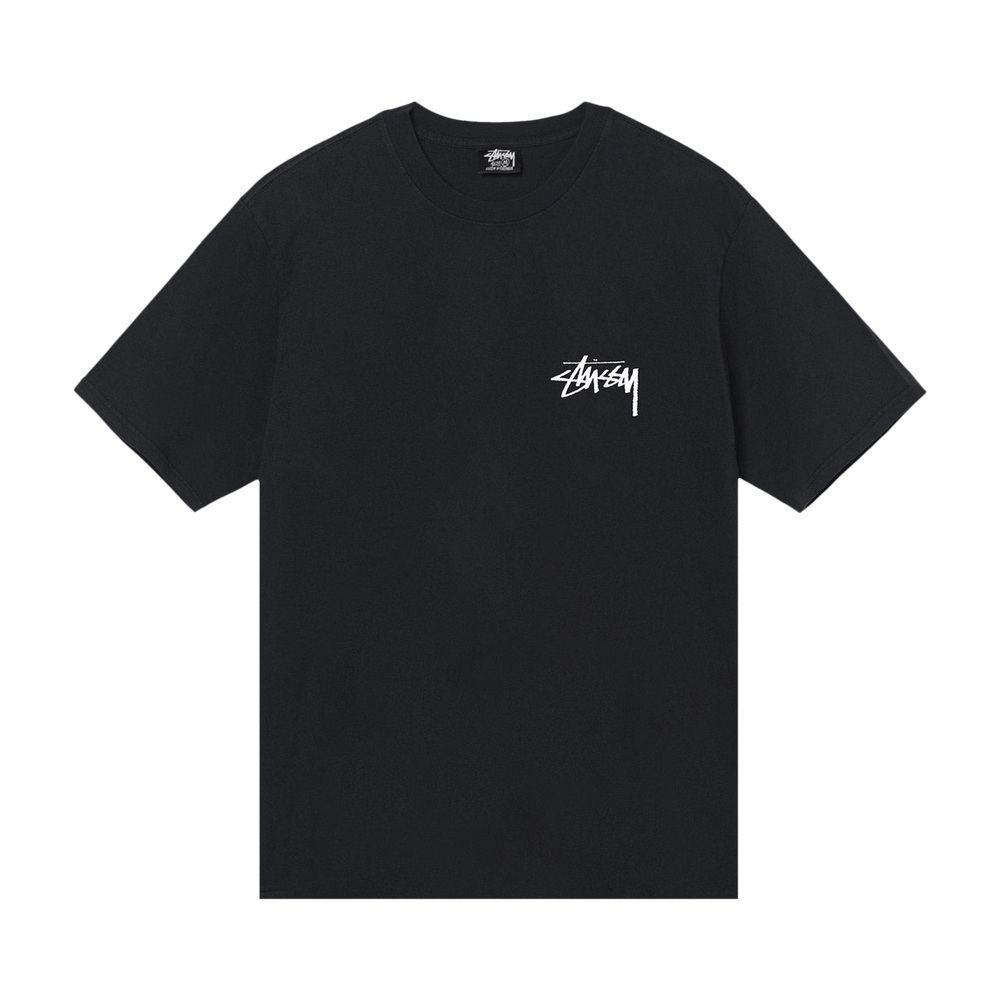 Buy Stussy Big League Pigment Dyed Tee 'Black' - 1904801