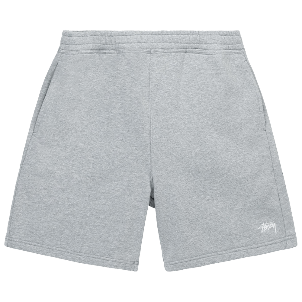Buy Stussy Overdyed Stock Logo Short 'Grey Heather' - 112286