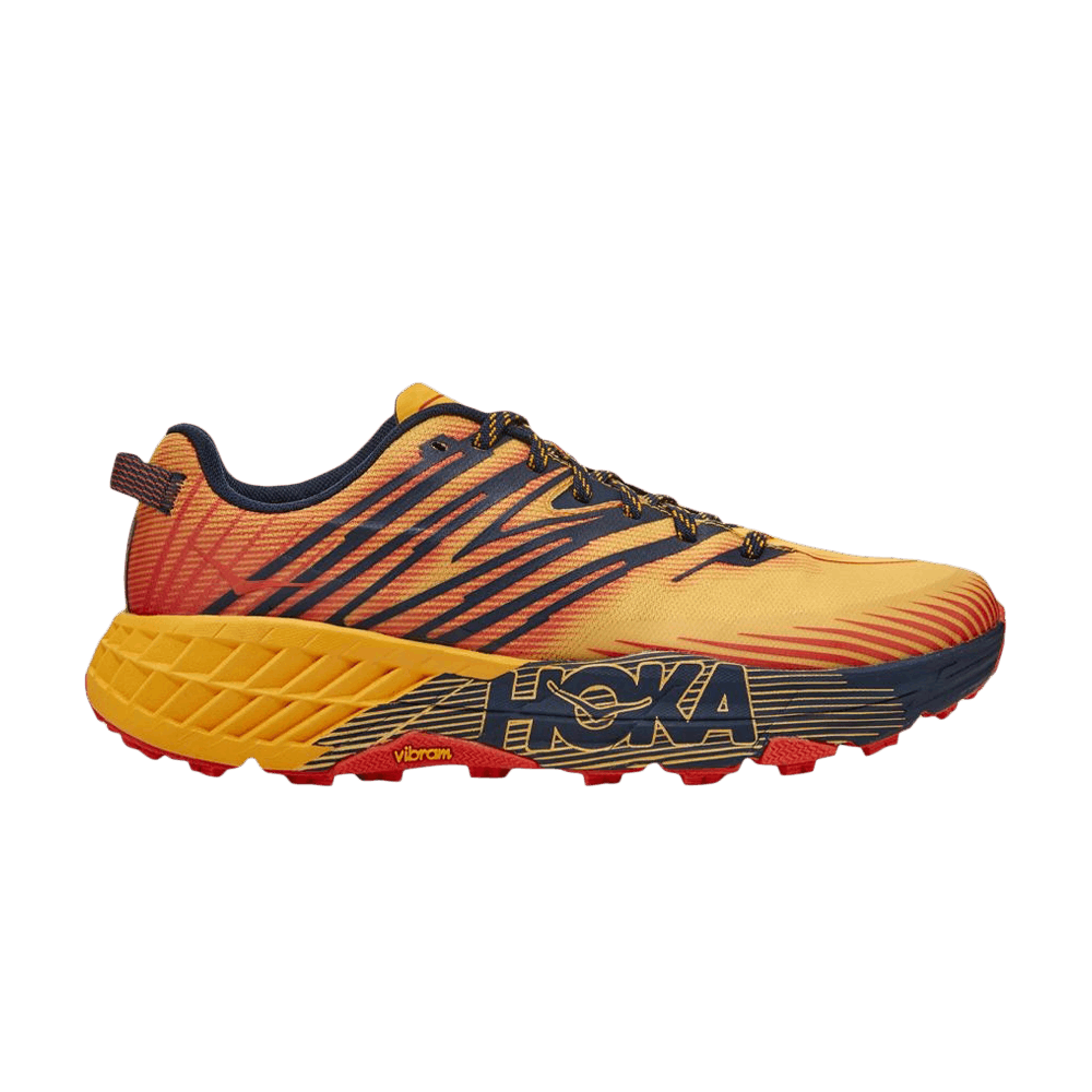 Hoka Speedgoat 4 Gold Fusion Black Iris