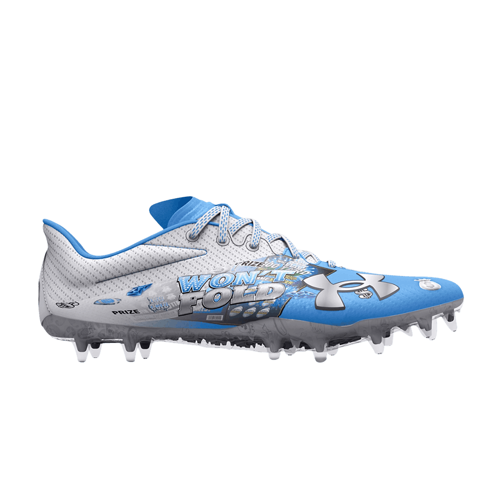 Blue under armour cleats cheap