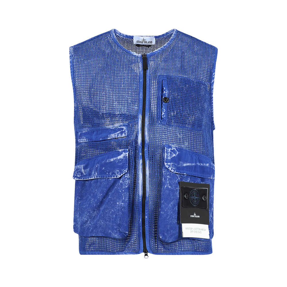 stone island よわ メッシュベスト