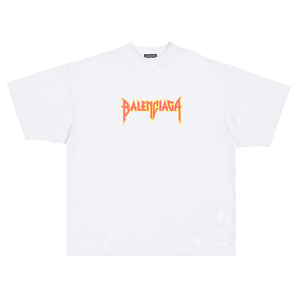 Buy Balenciaga Oversized T-Shirt 'Dirty White' - 694576 TMV88 9012