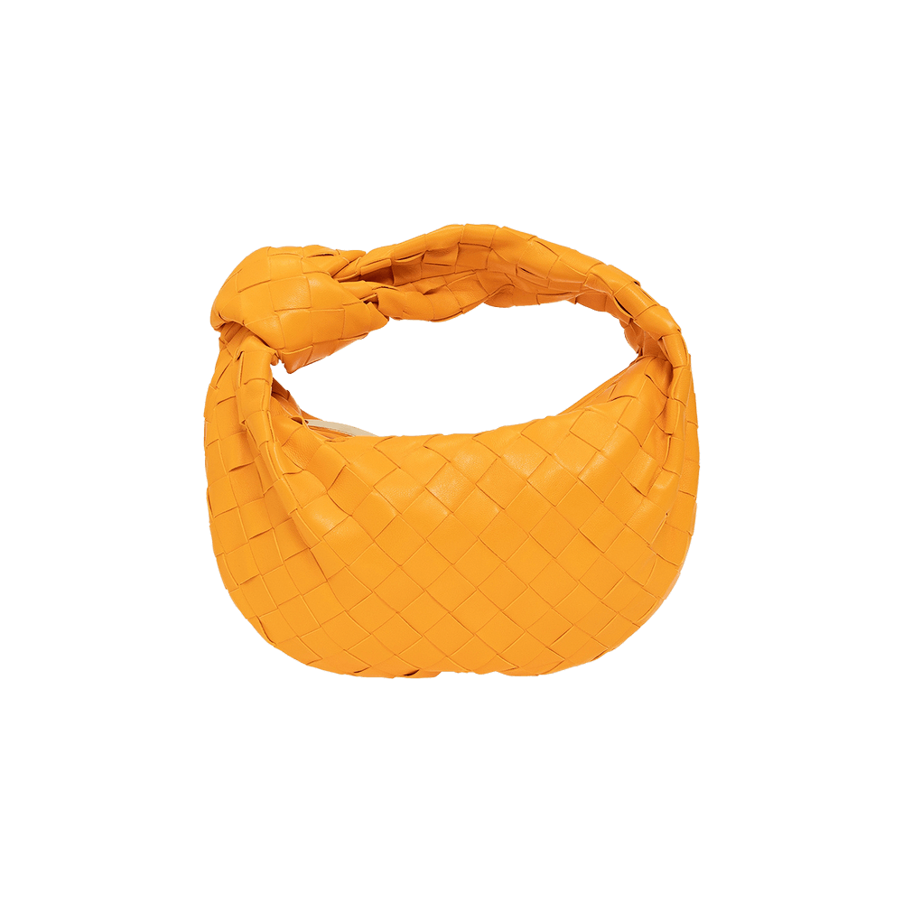 【BOTTEGA VENETA】 Tie Bag  Tangerine/Gold ★関税送料込み Bottega Veneta – Arco Tote Rubber Large Tangerine | Carla
