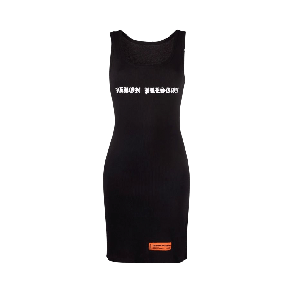 HERON PRESTON ワンピース Heron Preston Gabardine Zipped Short Dress | Black | FARFETCH