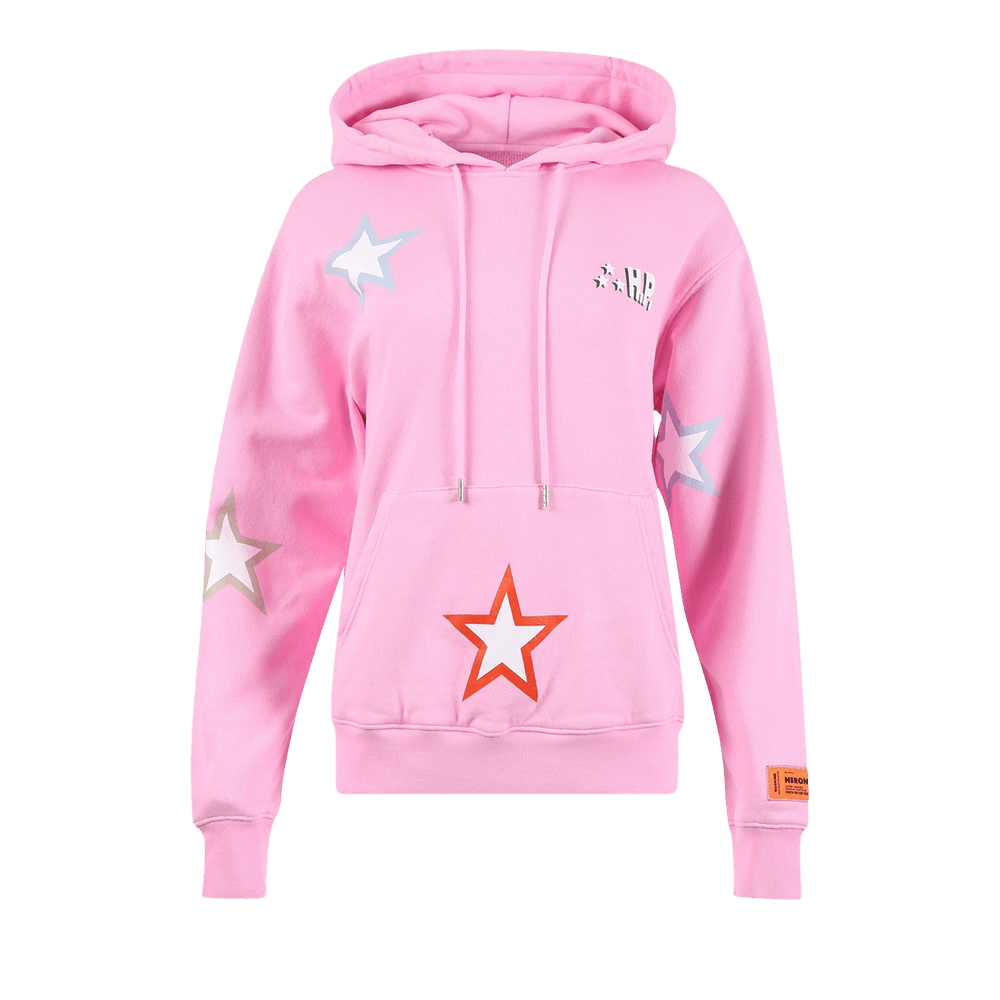 Buy Heron Preston Stars Hoodie Pink White HWBB020S22JER0043001 GOAT