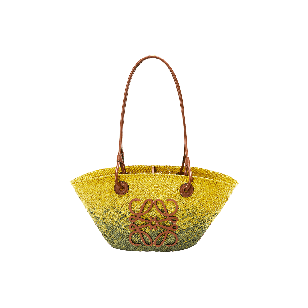 Anagram basket handbag Loewe Green in Wicker - 29414796