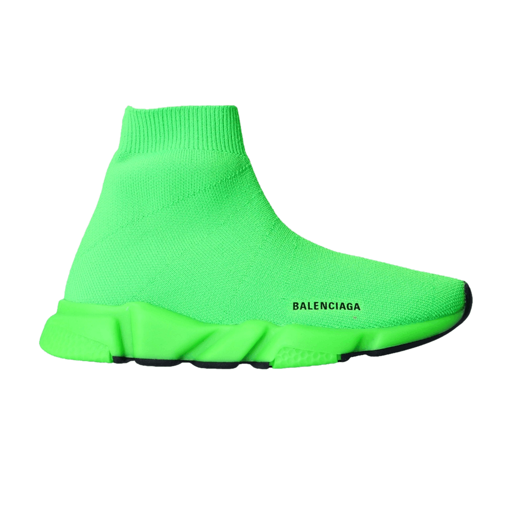 Buy Balenciaga Speed Sneaker Kids Fluo Yellow Black 597425 W2DBA 3501 GOAT AU
