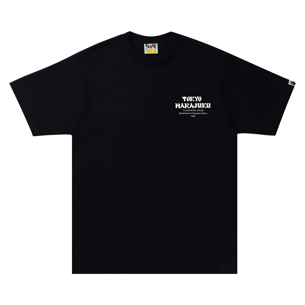 Buy BAPE Japan Culture Kanji Ape Head Tee 'Black' - 1I30 110