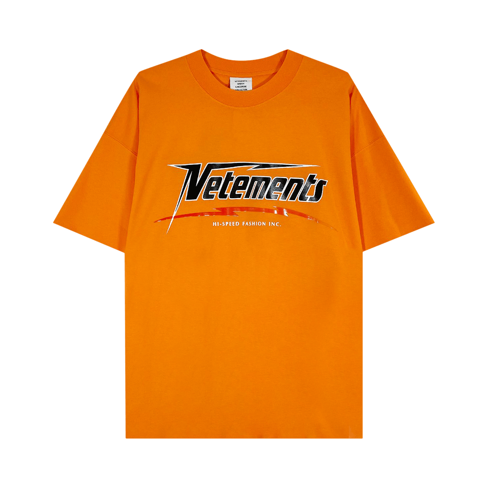 Vetements orange t shirt discount